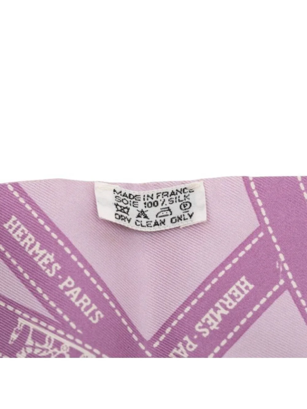 Hermes Twilly Bolduc Scarf Purple Silk